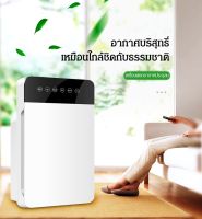 เครื่องฟอกอากาศในครัวเรือนกำจัดฟอร์มาลดีไฮด์กำจัดฝุ่นกลิ่น PM2.5 ฟอกไอออนลบสำนักงาน ครัวเรือน ฟอก กรองได้ประสิทธิภาพมากที่สุด กรองฝุ่น ควัน และสารก่อภูมิแพ้ ไรฝุ่น เครื่องกรองอากาศ เครื่องกรองฝุ่น เครื่องลดกลิ่น พร้อม แผ่นกรองอากาศ จอภาพแบบสัมผัส ระดับ HD