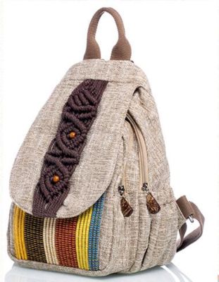 กระเป๋าสะพายหลังของผู้หญิง39; S กระเป๋าสะพายไหล่สูงลายปักสีสันแห่งชาติ2022