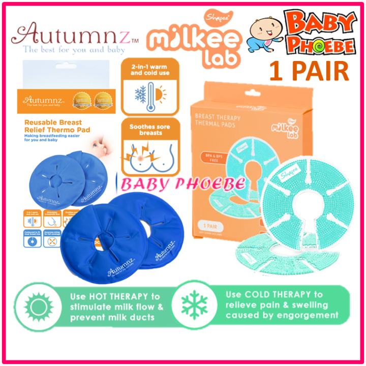 Autumnz Reusable Breast Relief Thermo Pads (Therapy Stimulate Milk