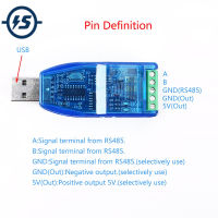 ตัวแปลง USB เป็น RS485อุตสาหกรรมอัพเกรดตัวแปลงการป้องกันความเข้ากันได้โมดูลบอร์ดเชื่อมต่อ RS-485มาตรฐาน