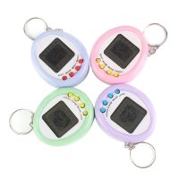 1ชิ้นพวงกุญแจอิเล็กทรอนิกส์90S Nostalgic Tamagotchi สำหรับสัตว์เลี้ยงที่คอนโซลของเล่นเด็กแบบพกพาของเล่นไซเบอร์เสมือนตลกของเล่นปีใหม่