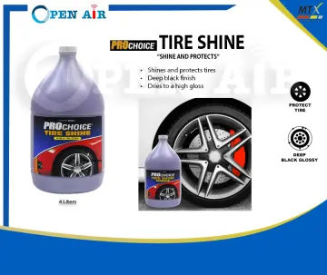 Microtex MTX Tire Black tire shine lotion Detailing Solutions 1 Gallon