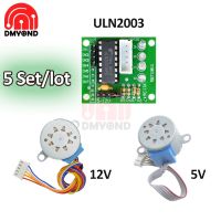 5 Set Smart Electronics 28BYJ-48 5V 12V 4 Fase Pengurangan DC Gear Motor Stepper + ULN2003 Driver Papan MODUL UNTUK Arduino DIY Kit