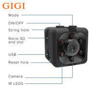 GIGI SQ11 Multi-Person Sharing 720P IP US กล้องอัจฉริยะ360องศา Wireless Night Vision กล้องวิดีโอการชาร์จ Usb