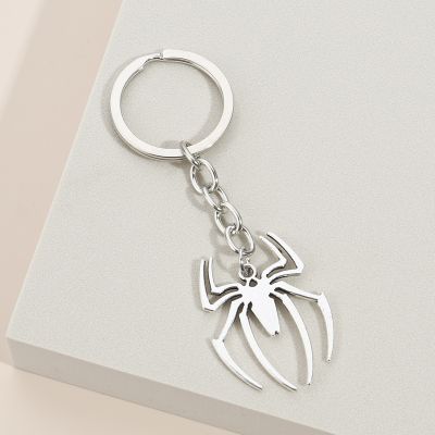 Spider Keychain Araneid Animal Key Ring Metal Key Chains Halloween Gifts For Women Men Handbag Accessorie DIY Handmade Jewelry