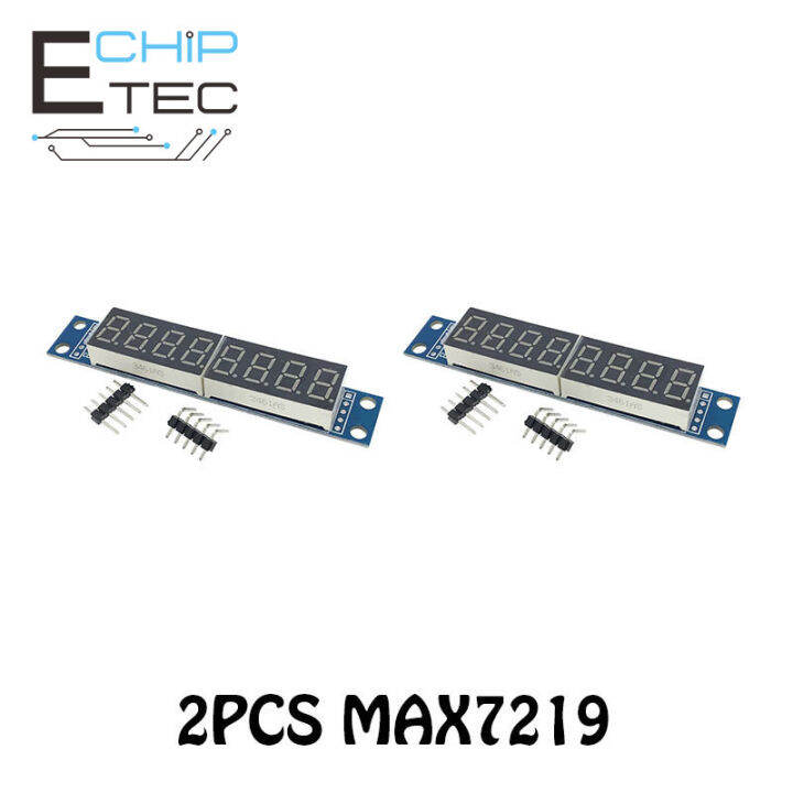 2PCS MAX7219 3.3V 5V serial port driver MCU 7 segment suitable for Arduino LED dot matrix 8bit