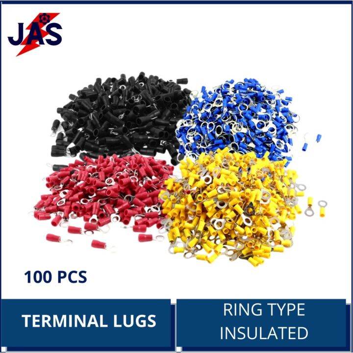 Insulated Ring Type Terminal Lugs 100pcs per pack Lazada PH