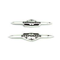 คู่น้ำมันตรา LSR Desperado พลาสติก400 800 DR800 Stiker Motor ประดับ DR400รูปลอกแฟริ่ง Suzuki สำหรับถังแก๊สตราสัญลักษณ์1