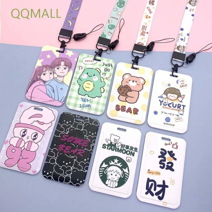 qqmall-กระเป๋าใส่บัตรลายการ์ตูนน่ารัก