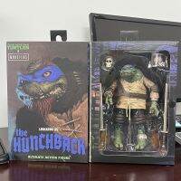 NECA Leonardo As Hunchback ขนาดการแสดงของมอนสเตอร์เต่าของเล่นโมเดลสัตว์ประหลาดตุ๊กตาขยับได้ของขวัญตกแต่งชั้นวางหนังสือ