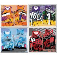 Clothify NBA Basketball Big Logo Face Jersey Sando Shirt For Men