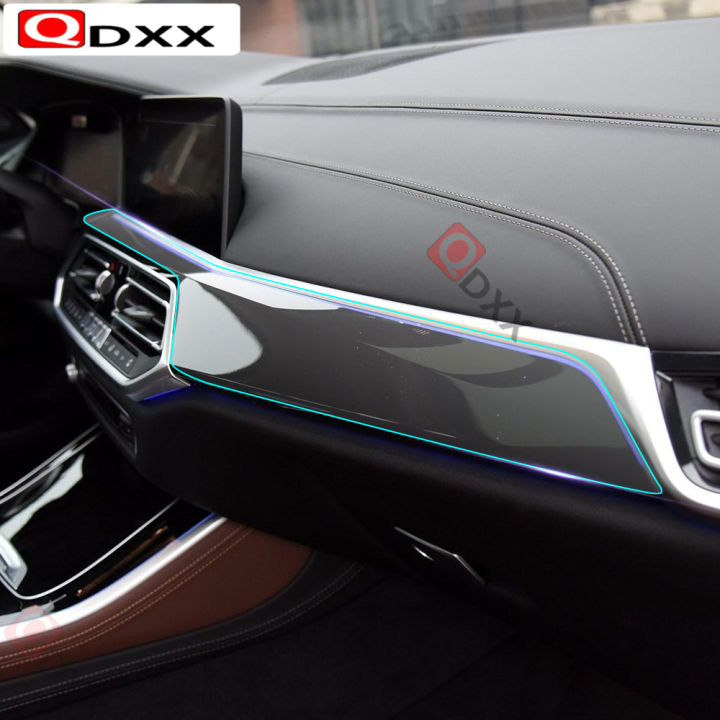 สำหรับ-bmw-x5-g05-18-22ภายในรถป้องกันหน้าจอคอนโซลกลางนำทางแสดงเกียร์-tranparent-tpu-ฟิล์มป้องกันสติ๊กเกอร์