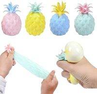 【Zhaozhao】1 ชิ้น ลูกความเครียดสับปะรด Pineapple Stress Ball , ลูกบอลของเล่นอยู่ไม่สุขสำหรับของขวัญปาร์ตี้ปลดปล่อยความดัน (สีสุ่ม)