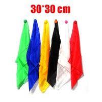 ۞ 30x30cm Colorful Silk Scarf Magic Tricks Learning education Magic silk for close up magic prop 82095