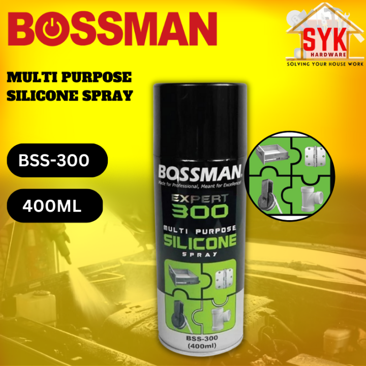 SYK Bossman BSS300 Expert Multi Purpose Silicone Spray Remover Hinge