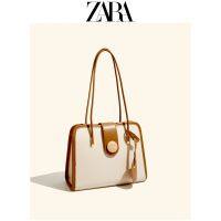 ❄■ Zara♦ กระเป๋าความจุขนาดใหญ่ของผู้หญิง2023ฤดูร้อนใหม่เนื้อสัมผัสคุณภาพสูงหนึ่ง Tas Jinjing Bahu กระเป๋าแบบหนีบแขนกระเป๋าขนาดใหญ่