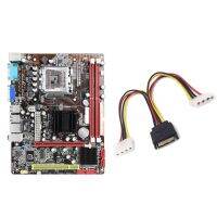 945 Desktop Motherboard USB2.0 SATA2.0 DDR2 Dual Channel 4G Mermory for LGA 771/775Mzh+SATA Power Cord