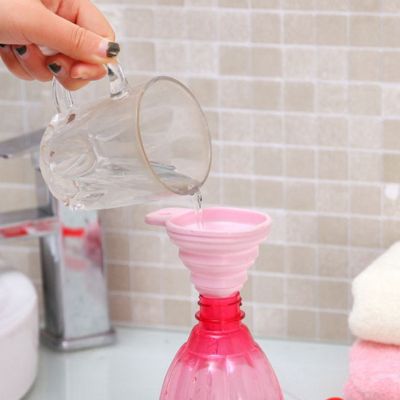 【CW】 Funnel Silicone Collapsible Folding Funnels Hung Household Dispensing Tools Dropship