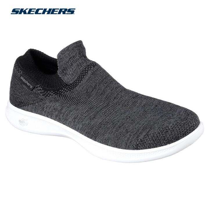 Skechers Women Go Step Lite - Ultrasock Footwear (Black White) | Lazada PH