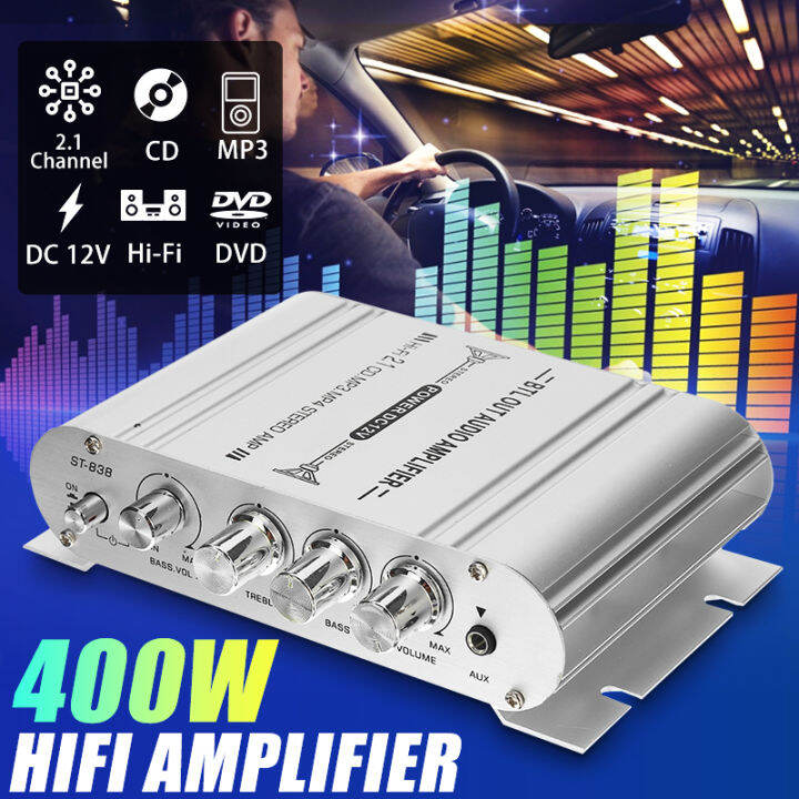 【3 Channel】(12V) Car Power Amplifier HiFi Stereo Speakers Amplifier