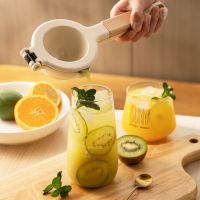 Citrus Juicer ที่จับไม้โลหะแข็งแรงออกแบบตามหลักสรีรศาสตร์ Food Grade Coating Hand Juicer