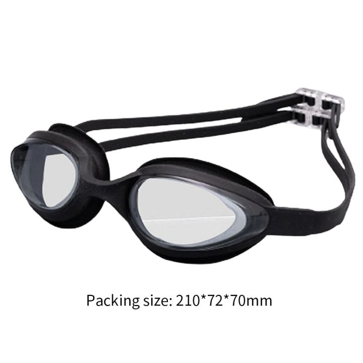 ที่อุดหูแว่นตาว่ายน้ำสำหรับผู้ชายผู้หญิงแว่นตาว่ายน้ำสำหรับผู้ใหญ่มืออาชีพหน้ากากดำน้ำออปติคอลกันน้ำ