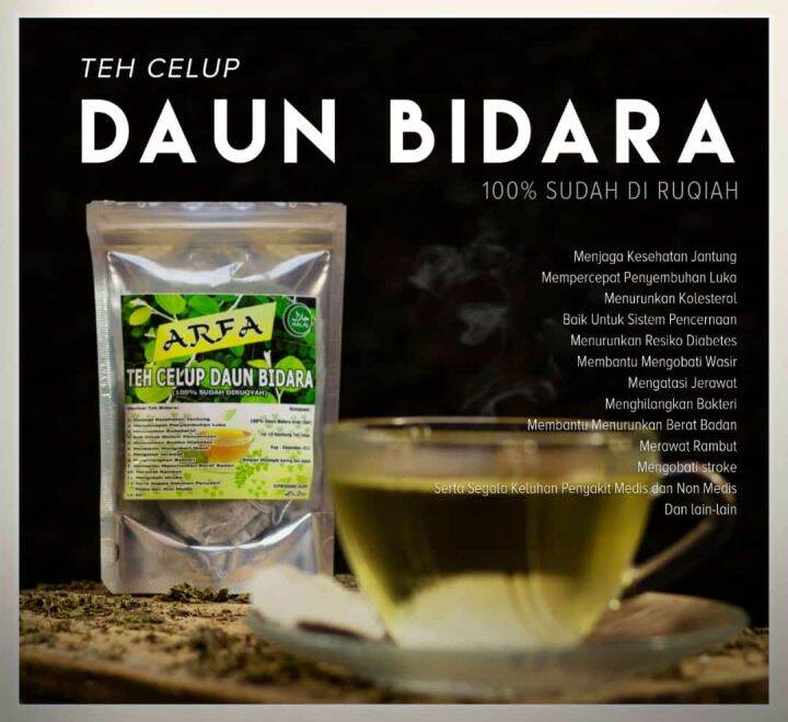 Teh Celup Daun Bidara Teh Wangi Teh Hijau Herbal Teh Kotak