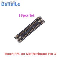 BaRuiLe 10pcs Touch Screen FPC Connector on Motherboard for iphone X XR XS 11 Pro Max FPC Socket Plug on Logic board