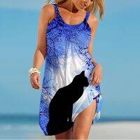 【HOT】♣✵ 2023 New Womens Temperament Printing Fashion Atmosphere