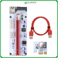 การ์ดสล็อต PCIE ตัวขยาย VER008S สาย1X ด่วน CLMXCA PCI สำหรับ16X USB3.0 SATA