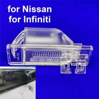 ฝาครอบไฟป้ายทะเบียนรถยนต์ Kamera Spion ขายึดสำหรับ Nissan Qashqai J10 J11รถลาดตระเวน N17แดดสำหรับ Q50อินฟินิติอีเอสคิว