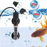 Mini Aquarium เครื่องทำความร้อน Submersible Auto Thermostat เครื่องทำความร้อนถังปลาเครื่องทำน้ำอุ่นหลอดควอตซ์พร้อมถ้วยดูด Aquarium อุปกรณ์เสริม