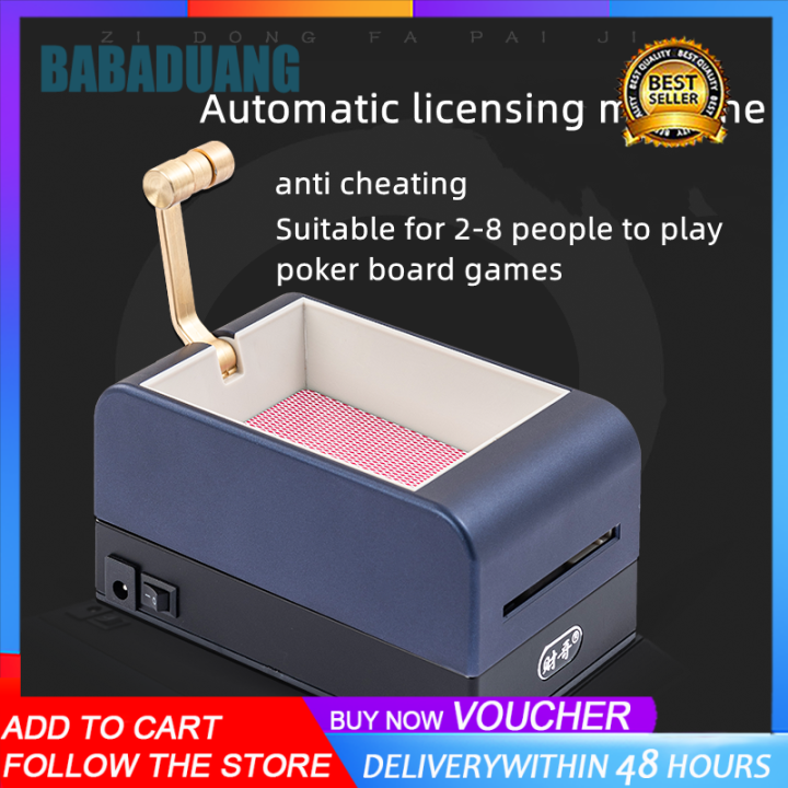 Automatic Card Shuffler, BatteryOperated Electric Shuffler for UNO