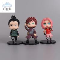 OXTRWZ 5 ชิ้น/เซ็ต PVC จิ๋ว Shippuden กาอาระ รุ่นสะสม เครื่องประดับตุ๊กตา Action Figures โมเดลหุ่นจำลอง ตัวเลขของเล่น