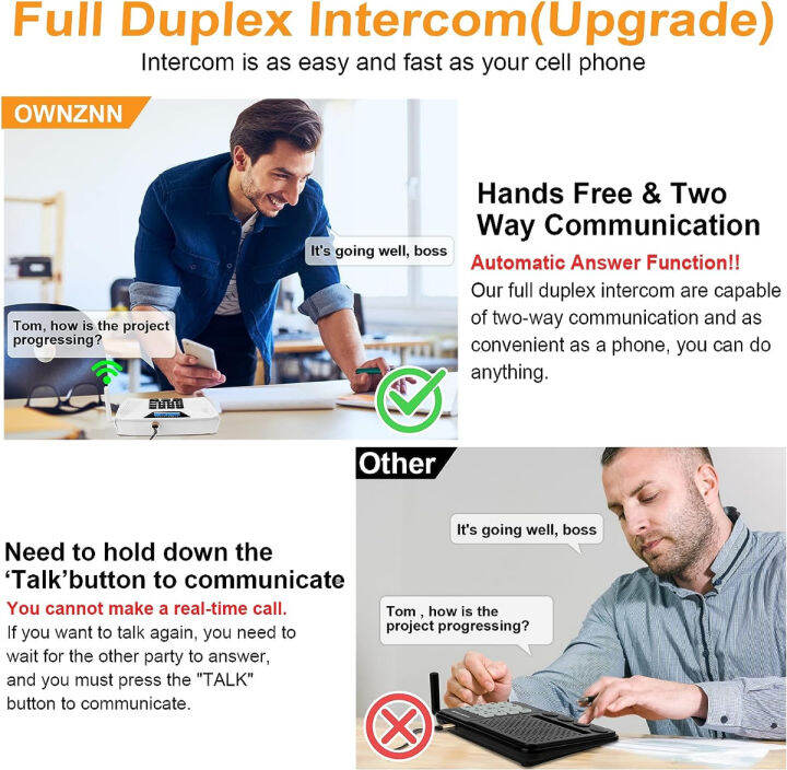 ownznn-intercoms-wireless-for-home-upgraded-2022-hand-free-4921-feet-range-intercom-real-time-two-way-communication-home-intercom-system-with-group-call-full-duplex-intercom-for-office-hotel-house-4-p