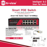 Hi-view PoE Switch 10 port Smart รุ่น HG-SW10 2P8