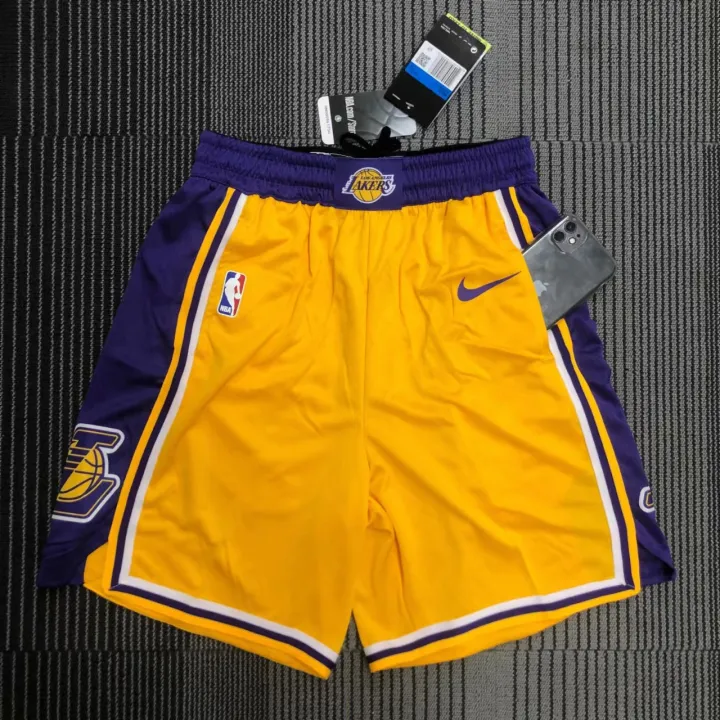 2021-22 New Original NBA Los Angeles Lakers Basketball Jersey Shorts ...