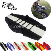 Dirt Bike Motocross MX Traction Ribbed Seat Cover Soft Gripper ที่นั่งสำหรับ Honda TE FE EXC XCW CRF XR 125 250 Enduro