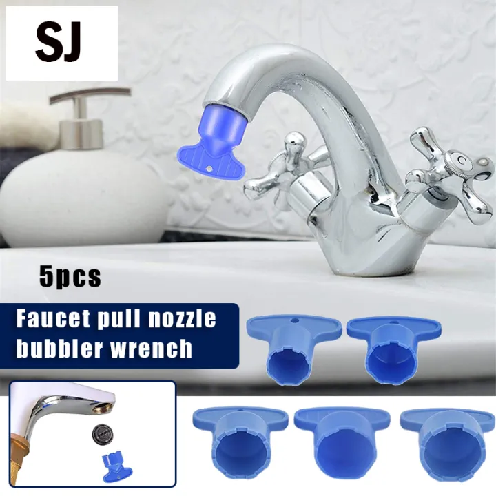 Faucet Aerator Key Removal Wrench Tool with 5 Sizes Available for Cache