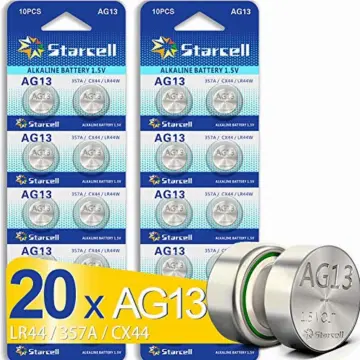 Aquas Alkaline Battery LR44 AG13 Silver