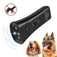 Dog Repeller Repellents Dogs Ultrasonic Bark Deterrents Training Anti Barking Stop Flashlight Led