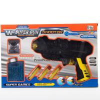 ProudNada Toys ของเล่นเด็กชุดปืนยิงกระสุนคริสตัล+กระสุนโฟม 2in1 WF SUPER GUN CROSS A WARRIOR NO.876-2