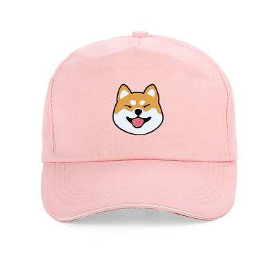 2023 New Fashion  Kawaii Cute Shiba Inu Dog Hat Pink Cap Baseball Cap Dog Animal Lovers Hats，Contact the seller for personalized customization of the logo