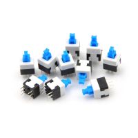 NEW 10pcs/lot Square 8x8 6 Pin DPDT Mini Push Button Self-locking Switch Multimeter Switch