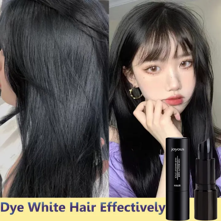 Black Brown One-Time Hair Dye Pen Instant Gray Root Coverage Hair Color  Modify Cream Stick Temporary Cover Up White Hair Colour Dye | Lazada PH