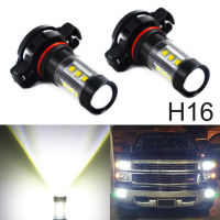 หลอดไฟไฟตัดหมอก LED 5202 H16สำหรับ2007-2015 Chevy Silverado 1500 6000K 80W สีขาว