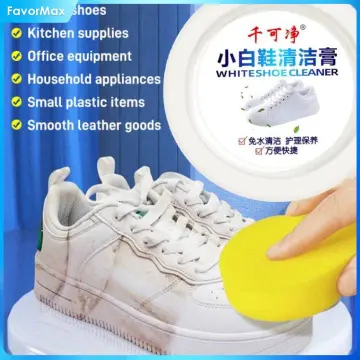 White Shoe Cleaning Cream, Multipurpose Sports Shoe Cleaner Effective Dirt  Removal Clean and Bright for Canvas Shoes Leather Shoes Leather Bags
