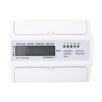3 Phase 4 Wire Electric Digital Kwh Energy Meter LCD Three Four Wire DIN-Rail KWh Meter 230V/400V