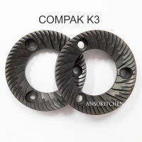 Compak ชุดฟันบด / เฟืองบดกาแฟ สำหรับเครื่องบดกาแฟยี่ห้อ Compak รุ่น K3 ขนาด 58 mm ของแท้ นำเข้าจากสเปน (Compak Coffee Grinding Disc)