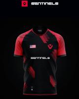 Sentinels tshirt red color MALAYSIA CUSTOM YOUR NAME